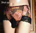Men's printed mesh briefs in multiple colours with ultra-thin ice silk nylon construction