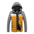 Men's winter work coat, cotton padded polyester jacket, plain pattern, sizes L-3XL, five colours