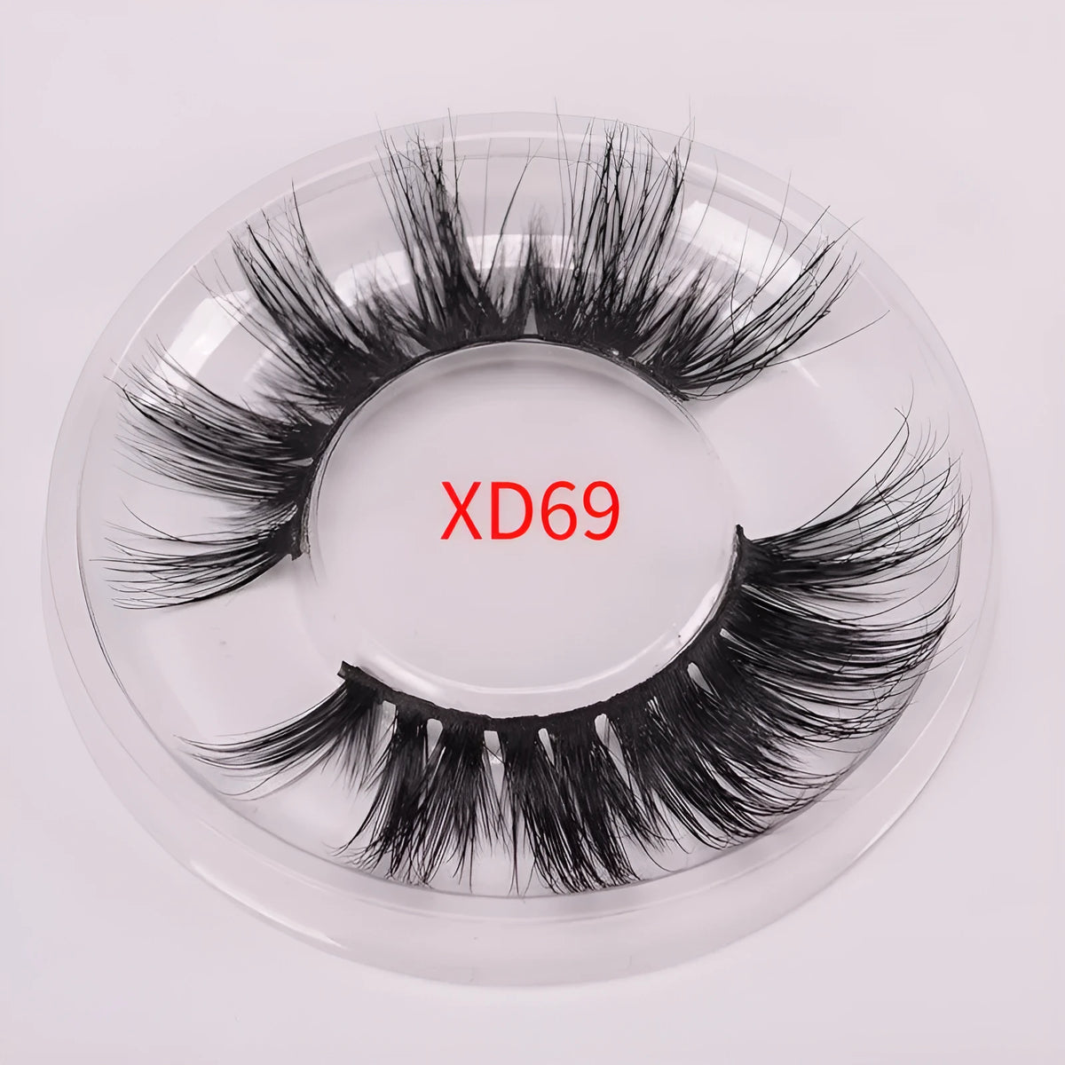 Affectionate brand 5D mink false eyelashes with hair cap and double-headed brush in complete kit