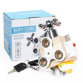 Wooden busy house educational toy for children ages 4-6, available in Classic, Life Style, Mini, and Music Style