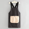 Polyester composite waterproof kitchen apron with free-size fit