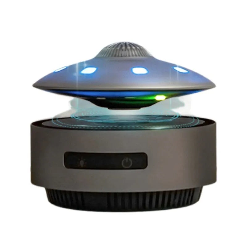 Automatic lifting magnetic levitation Bluetooth speaker with floating design in ABS plastic housing