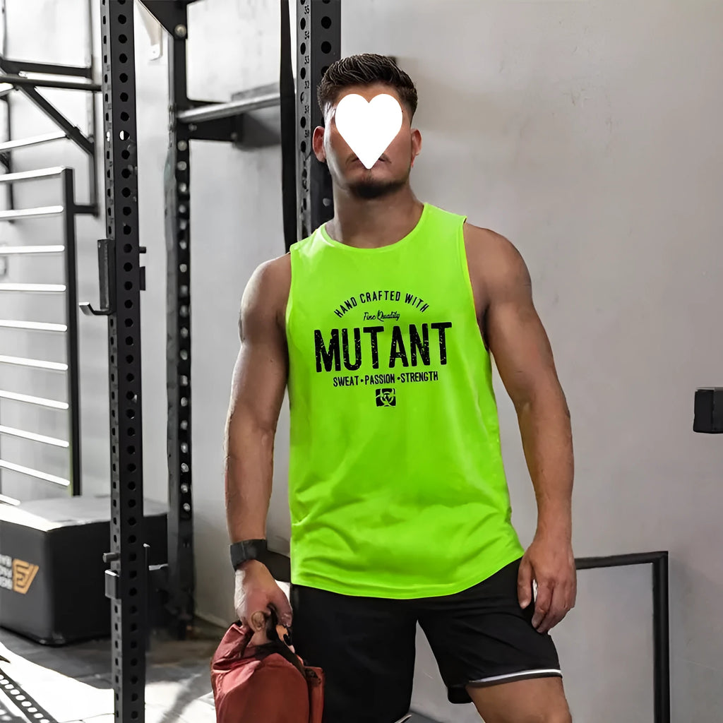 Men's loose fit sleeveless polyester training waistcoat in multiple colour options