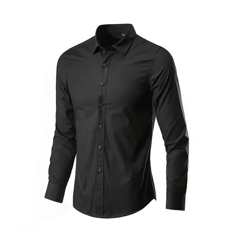Men's slim fit long sleeve linen shirt available in multiple colours and sizes