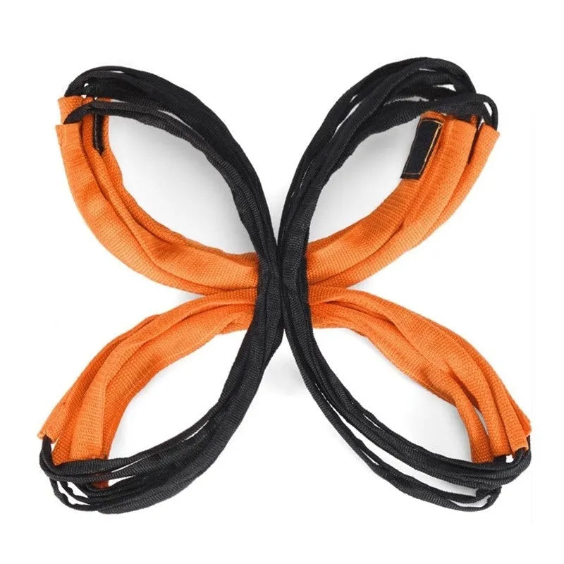 Butterfly ladder children's physical fitness equipment with jump grid in multiple length options