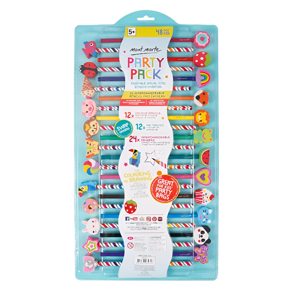 24-colour creative colour pencil set in cartoon-style paper shell with HB wood lead