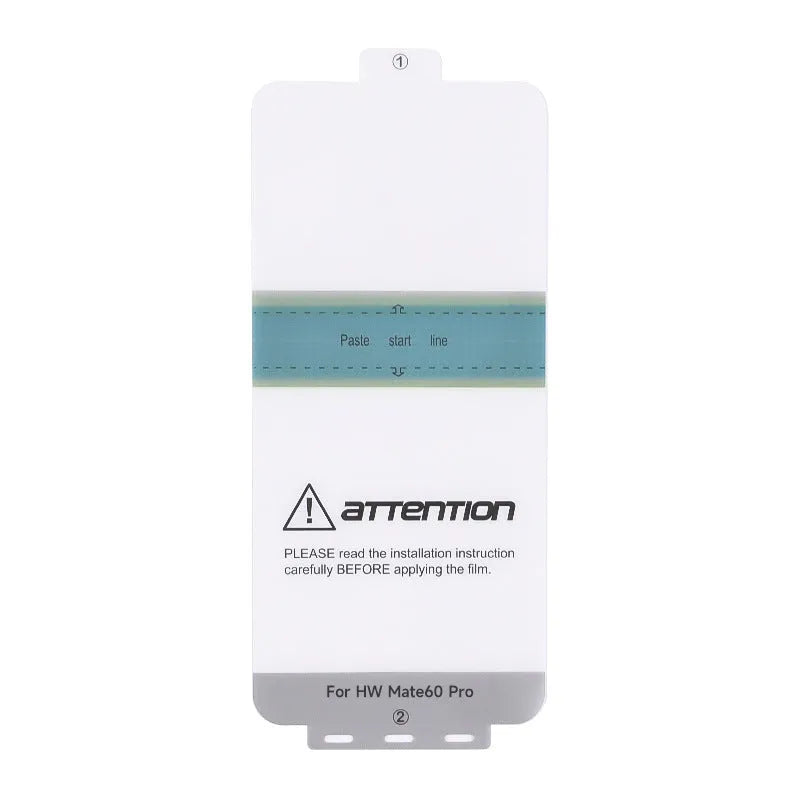 TPU screen protector film for Huawei Mate60 smartphone with application tools