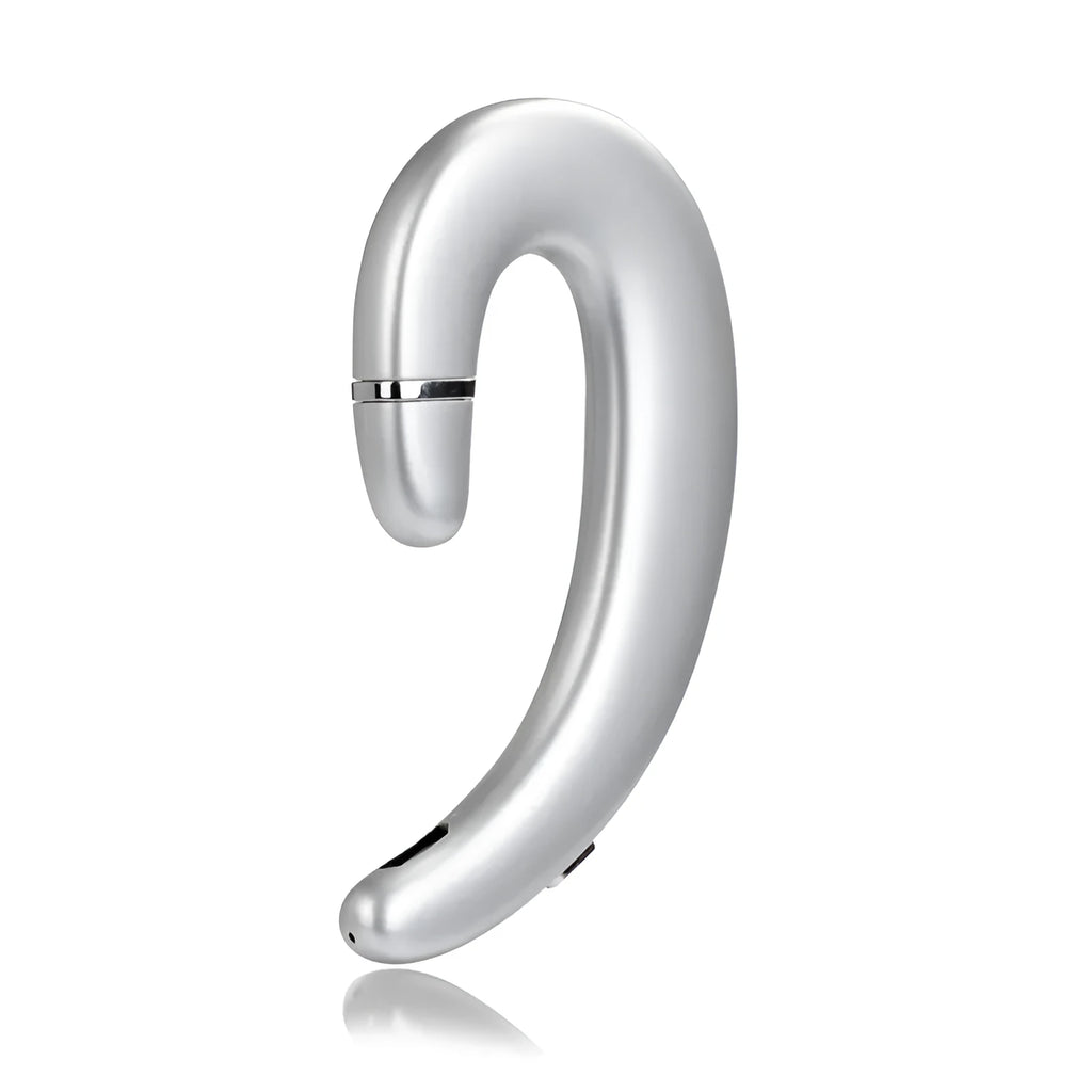 Pair of hanging ear earphones with 80 mAh battery display, Bluetooth 5.0, 10 m range, Black Gold Red Silver