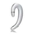 Pair of hanging ear earphones with 80 mAh battery display, Bluetooth 5.0, 10 m range, Black Gold Red Silver