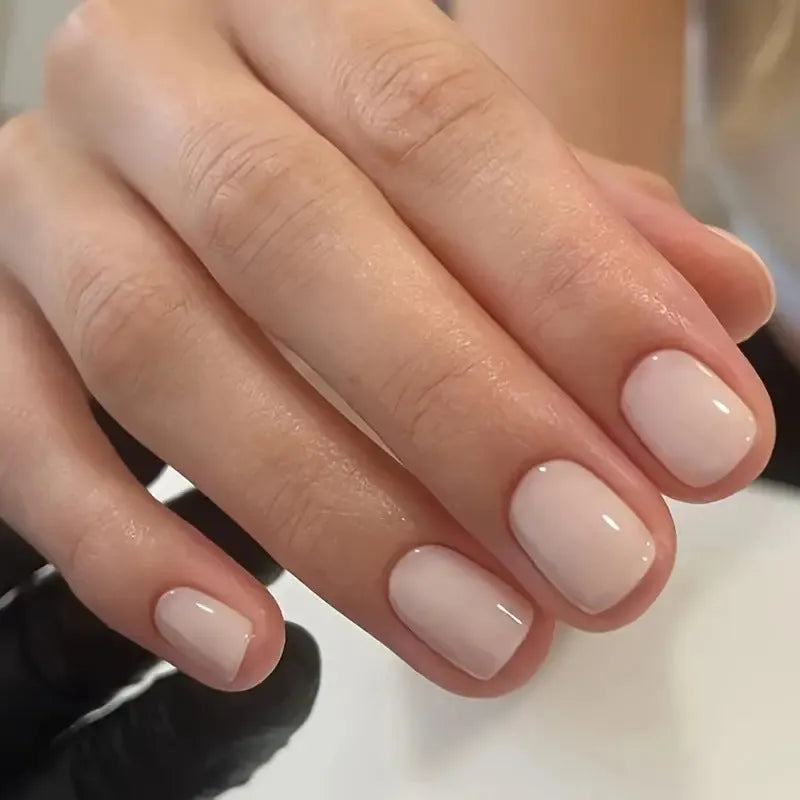 Solid colour plastic nail art armour set in MY119 for ladies fashion accessory