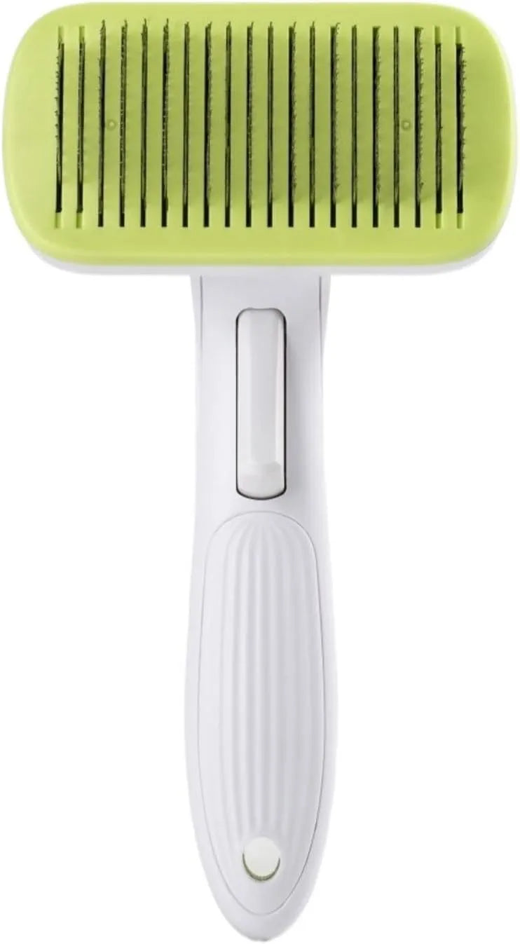 Automatic hair removal comb for pets in blue colour with one-click needle technology