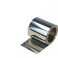 Roll of 304 stainless steel shim strip with various thickness and width options for mechanical adjustments.