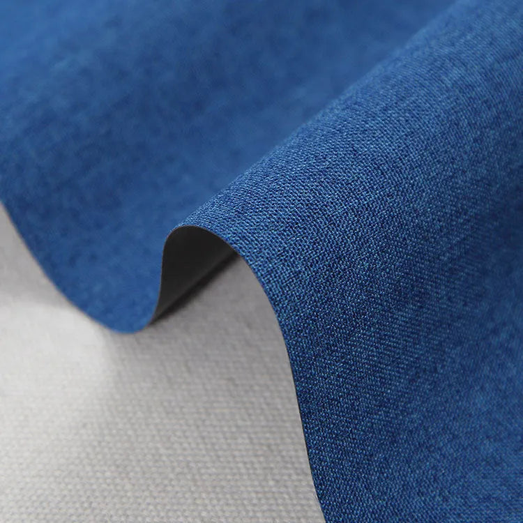 Polyester ant cloth fabric swatch in black, blue, or green colour options.