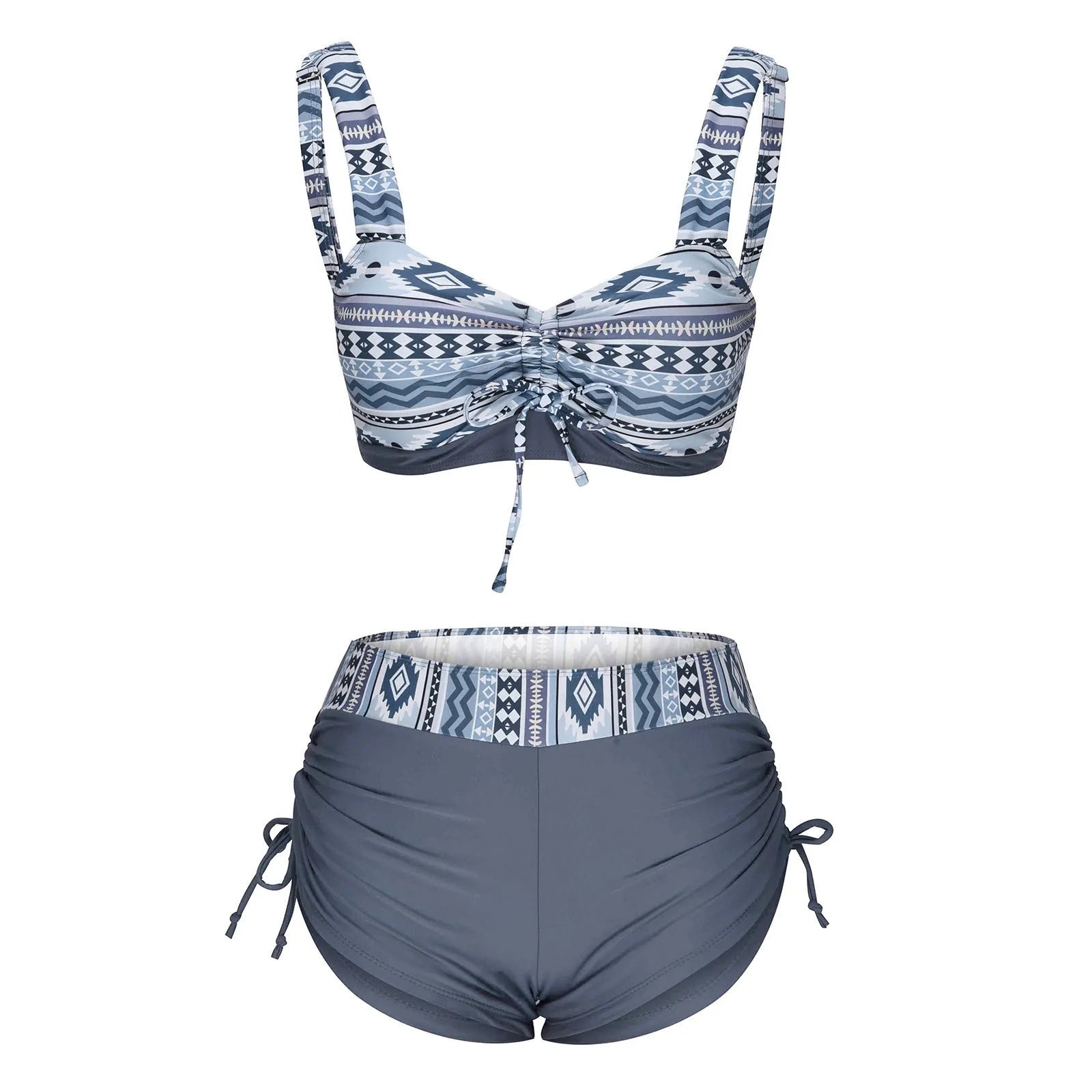 Women's bikini swimsuit without steel belt or chest pad in picture colour