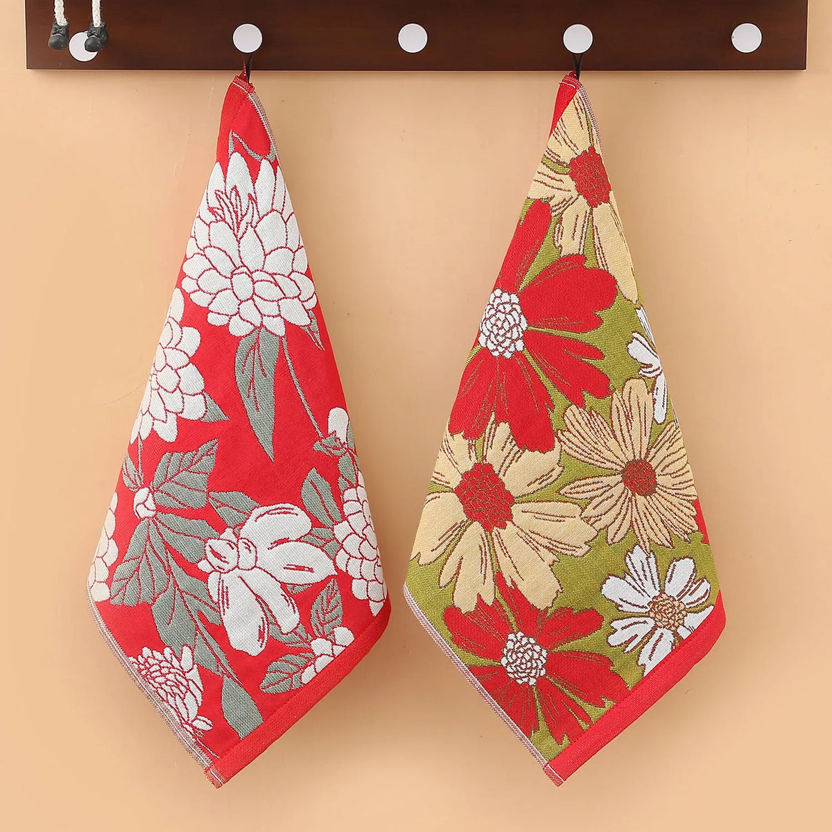 Class A pure cotton gauze square towel 40x34cm hanging handkerchief for face washing