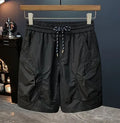 Men's camouflage cargo shorts with cargo pockets and loose fit in cotton blend fabric