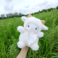 Plush cartoon lamb tissue box cover for car interior decoration and home decor