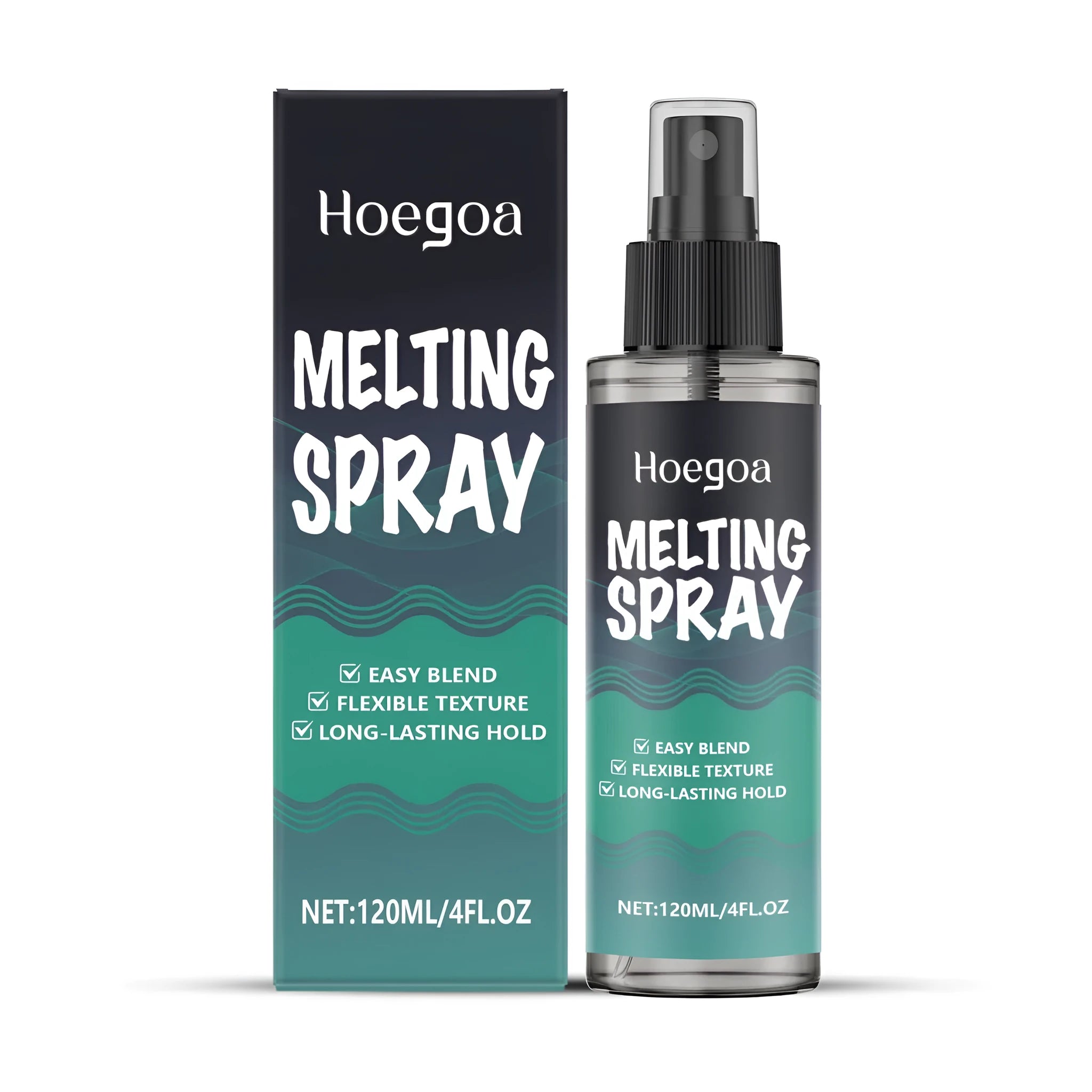 120ml Melting Spray cosmetic finishing gel water in spray container