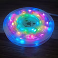 10-metre long multi-colour LED decorative light string with remote control on a white background