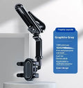 Car phone holder with one clip stable mounting system in black and green colour option