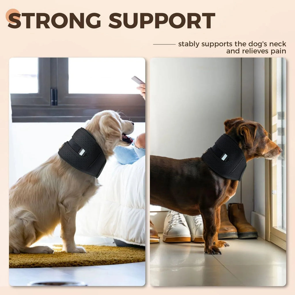 Adjustable dog support collar anti-licking head cover for small medium large dogs neck support
