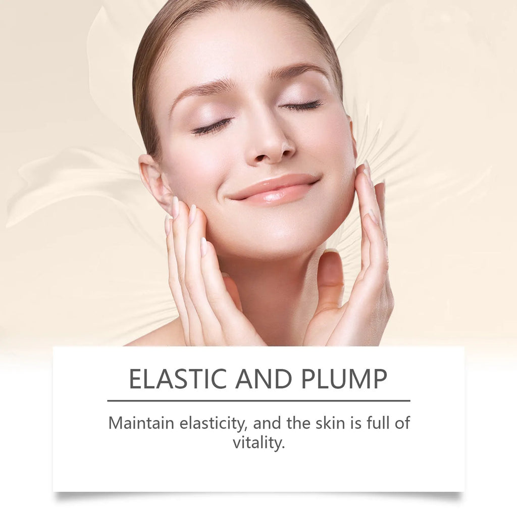 30ml collagen firming care solution bottle measuring 10.3cm tall with 2.8cm square base