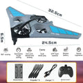 Remote control foam gravity glider in colour EO-26 with drop-resistant EVA body and stunt scrolling capability