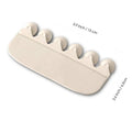 White PVC toilet ring urine blocking board for children's toilet training splash prevention