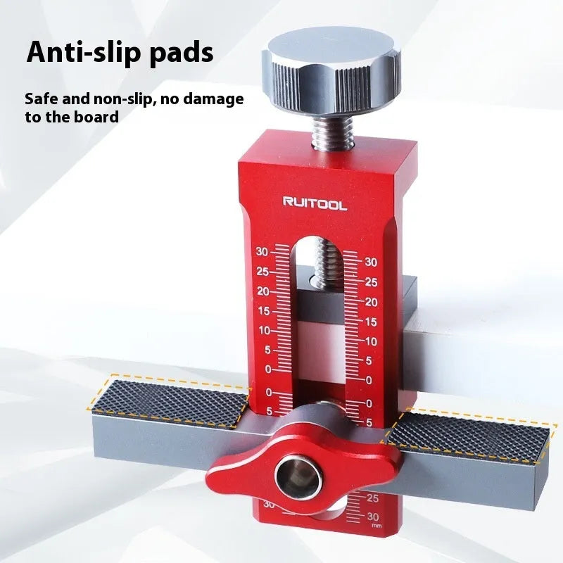 Aluminium alloy cabinet door installation aid tool for woodworking projects