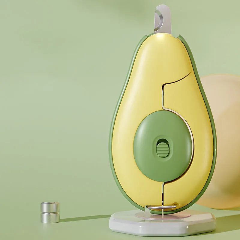 Green LED pet nail clipper for trimming small dog and cat claws