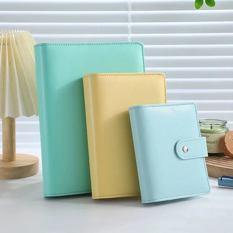 A5 PU leather zipper notebook shell in a solid colour, shown closed, with dimensions 235mm by 177mm.