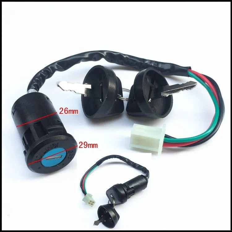 Waterproof plastic electric door lock actuator for car central locking system