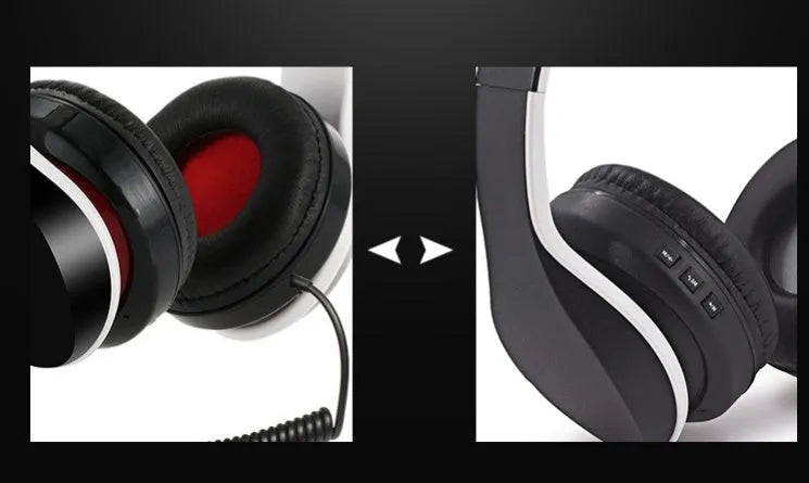 Bluetooth 5.0 wireless stereo sports headset in Black or White with 300mAh battery and 10m range