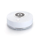 USB-powered car air freshener diffuser with plastic housing in choice of black, grey, or white colours