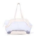 Moorpet leather cat outing carry bag in solid colour with 25L capacity.