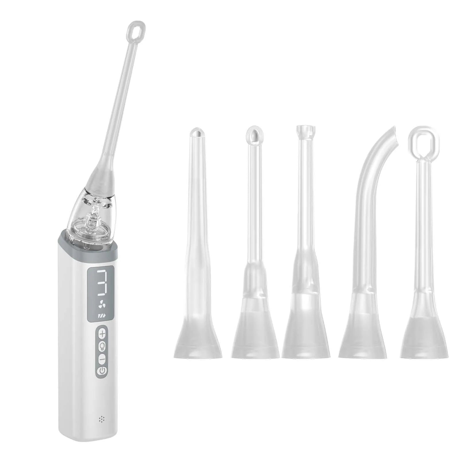 Cross-border tonsillar extractor oral cleaning tool in milky white for dental stone removal