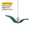 Nordic style LED chandelier with macaron colour options in simple post-modern design