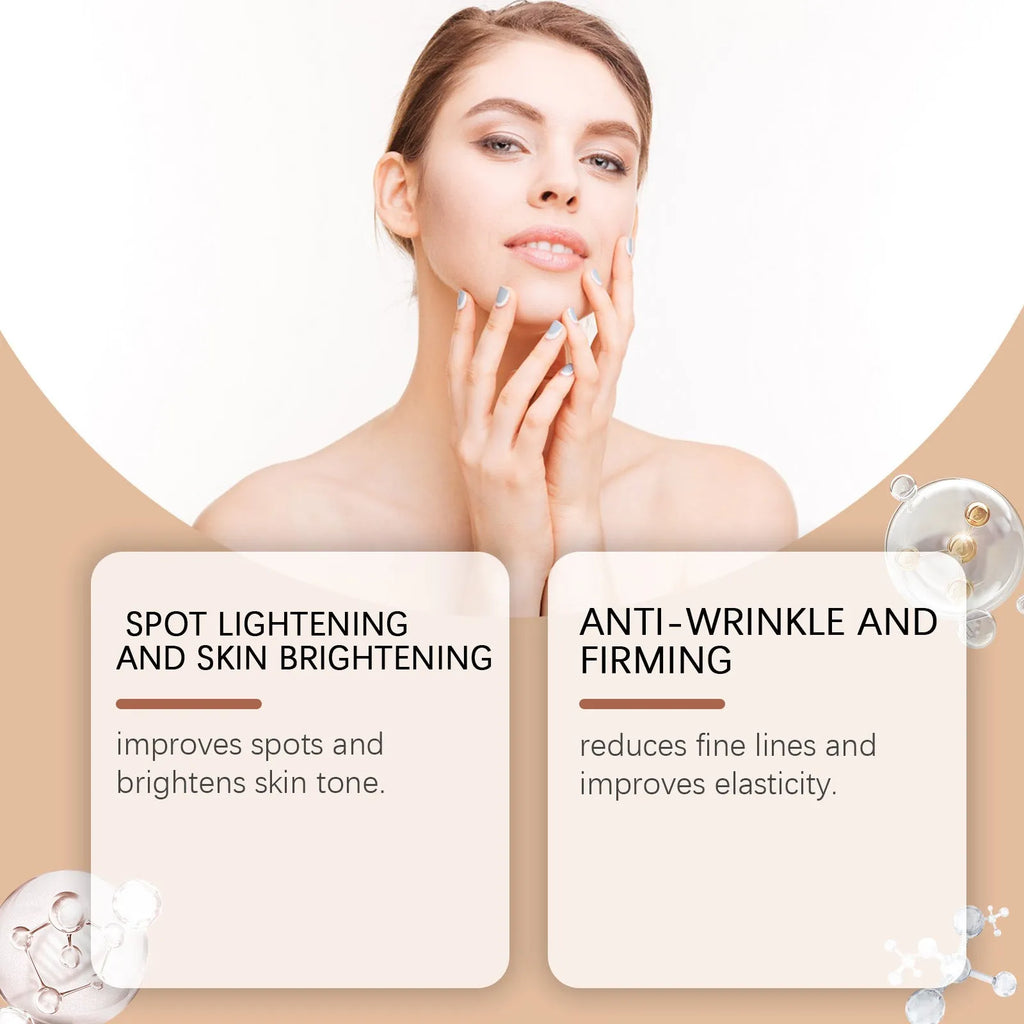 Facial mask sheet mask fading wrinkle compact delicate skin care 30g with arbutin and hyaluronic acid