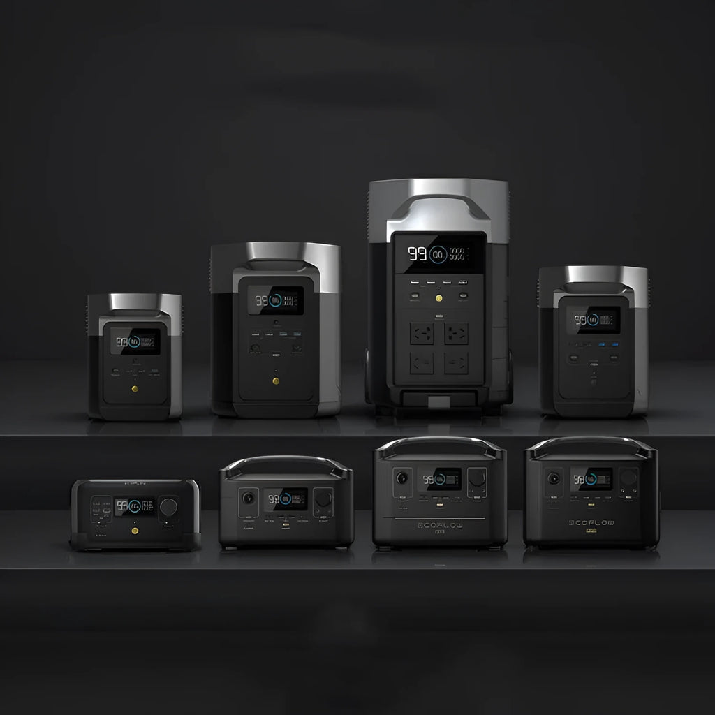 Rui Pro 720Wh portable power station with multiple charging ports and cables