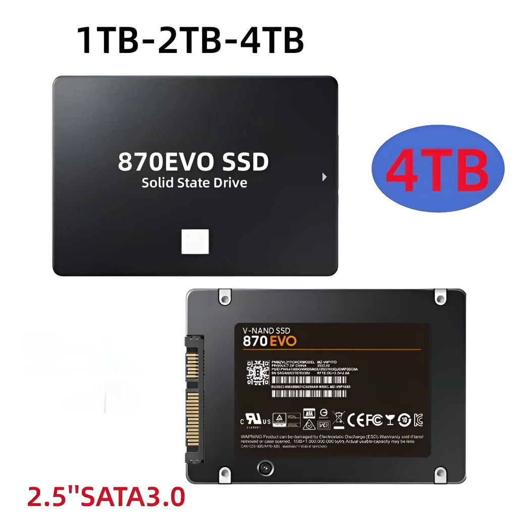 Samsung 870 EVO 2.5-inch SATA III internal solid-state drive for PC upgrade.