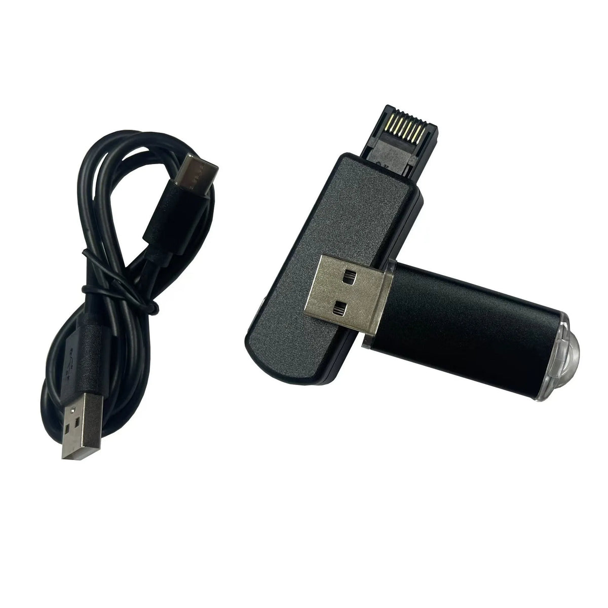 Black JB Tool USB adapter for PlayStation 5 with aluminium alloy casing and Ethernet port.