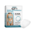 Four nano-microneedle skincare patches in packaging