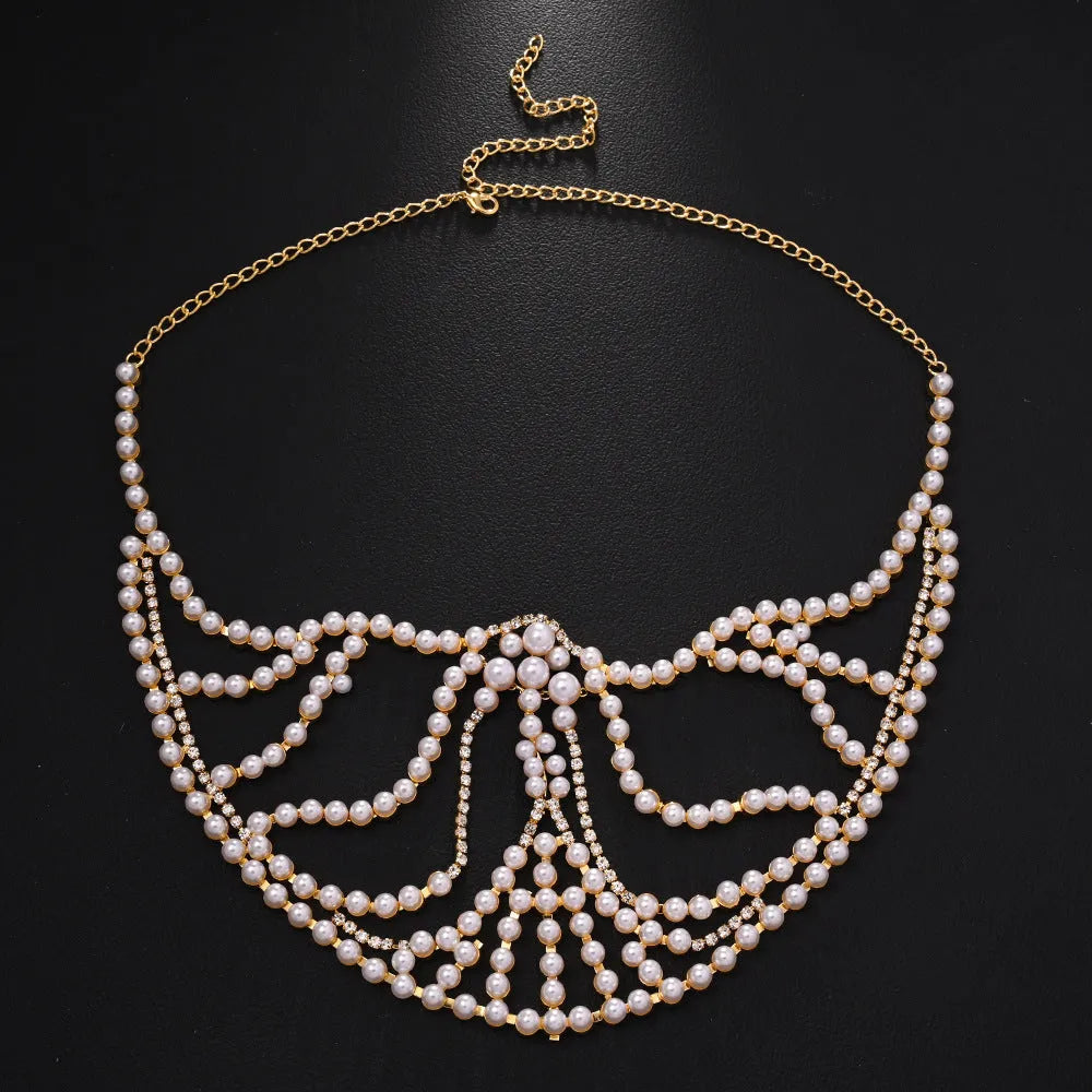 Geometric party mask with alloy frame and rhinestone decoration in silver or gold electroplated finish