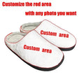 Printed cotton slippers with flannel lining, showing pattern design and TPR sole