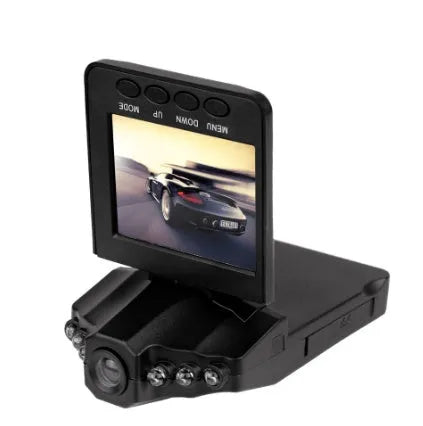 H198 HD car dashboard camera with six infrared lights and 2.4-inch screen