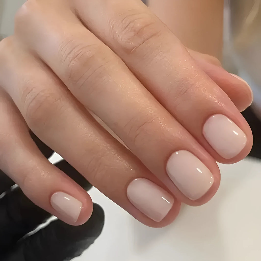 Solid colour plastic nail art armour set in MY119 for ladies fashion accessory