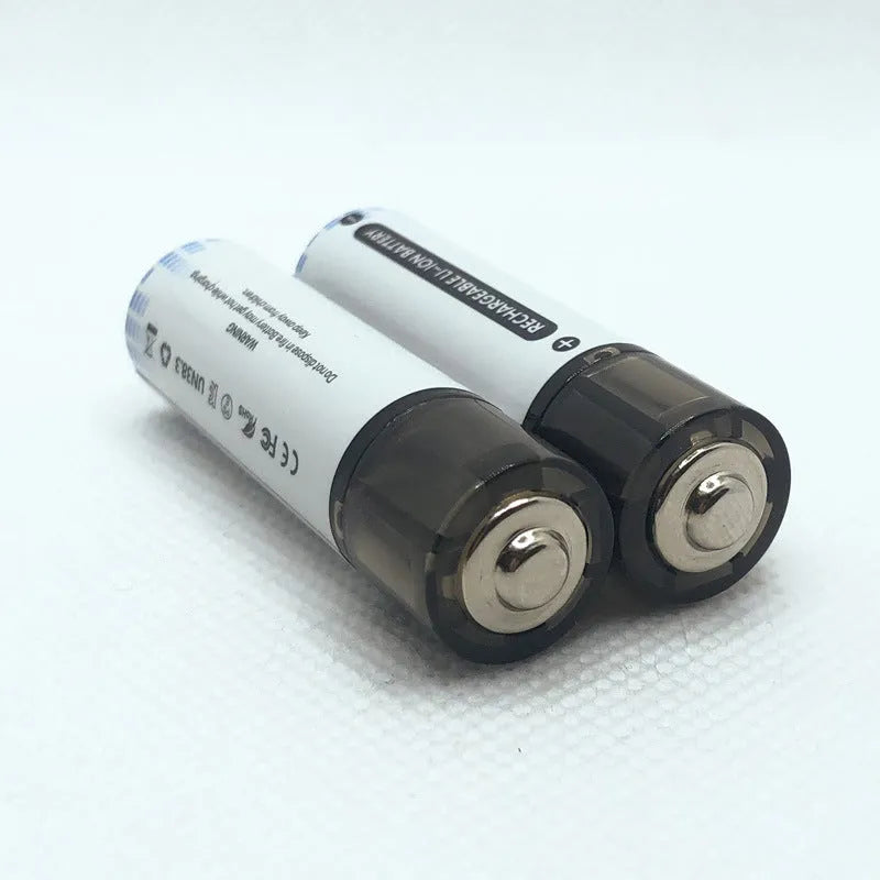 USB recharging No.5 lithium remote control battery with built-in Micro USB port