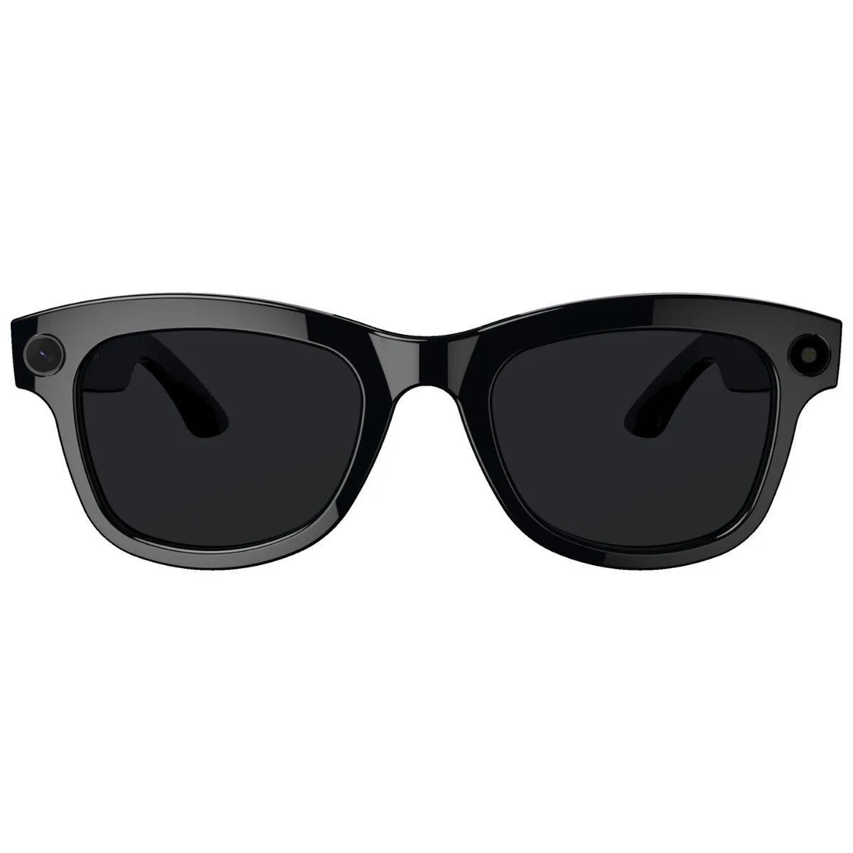M01 AI translation glasses with HD camera in black and transparent lens options