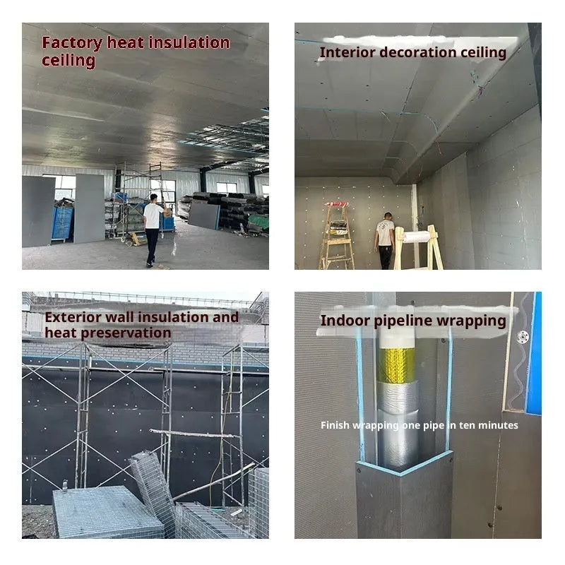 Waterproof insulation board 1200x600mm Grade A moisture-proof rectangle panel for ceiling roof floor bathroom basement partition