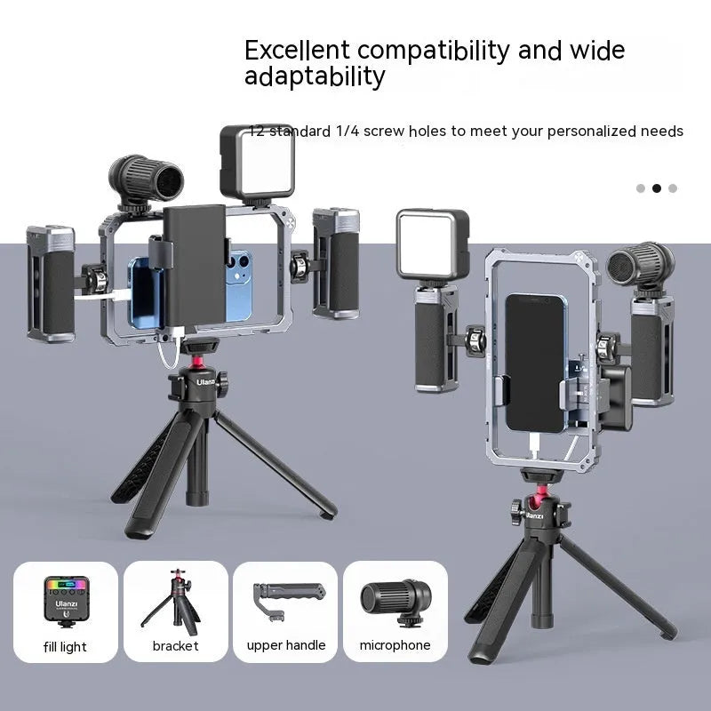 Universal Mobile Phone Rabbit Cage in colour 3127, made of aluminium alloy and silicone, for livestock photography.